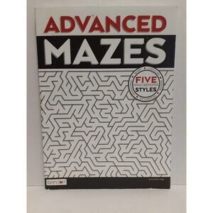 New Bendon Advanced Mazes Five Mind Bending Styles Warp‎ Circular Bridge Tri Hex
